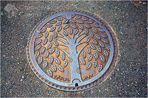 Как замаскировать люки и канализационные колодцы на дачном участке