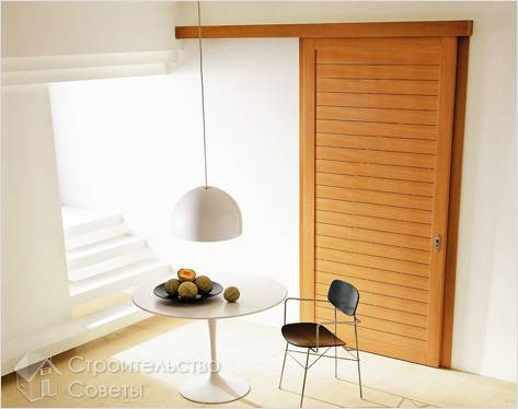 Деревянная одиночная дверь