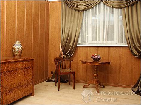 Монтаж деревянных стеновых панелей