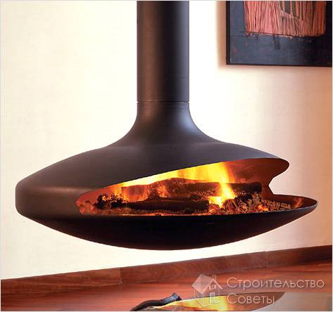 Островной камин