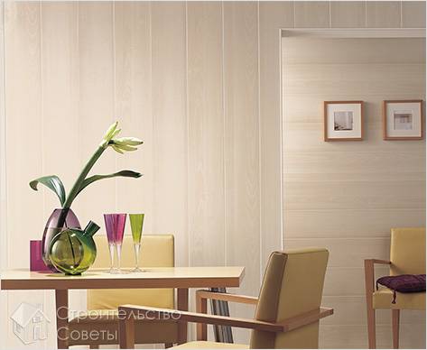 Пластиковые панели на стенах