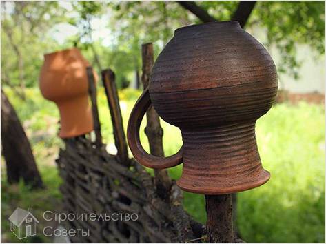 Плетень на участке