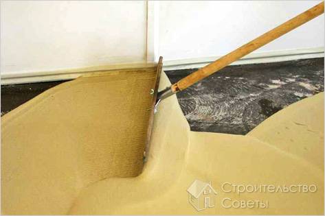 Подготовка пола к заливке