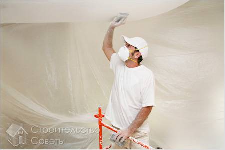 Подготовка потолка