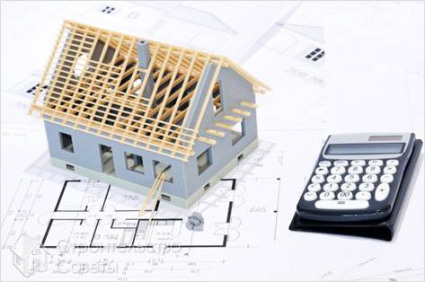 Площадь двускатной кровли