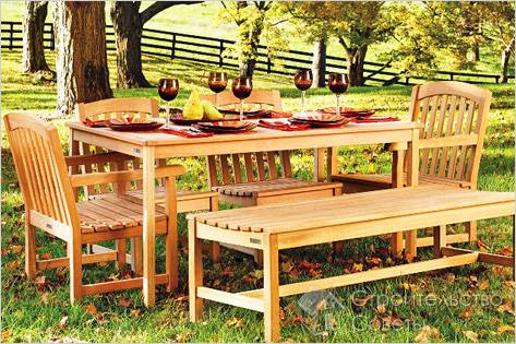 Как сделать садовую мебель