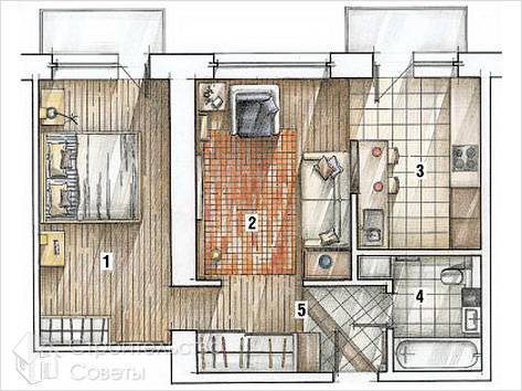 Схема планировки