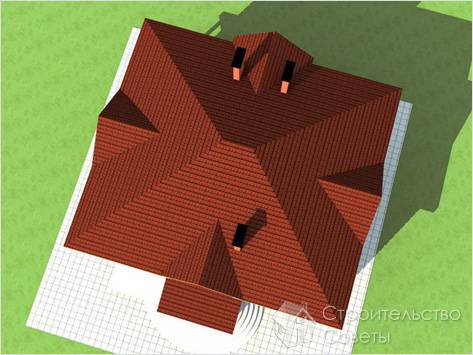 Схема вальмовой крыши