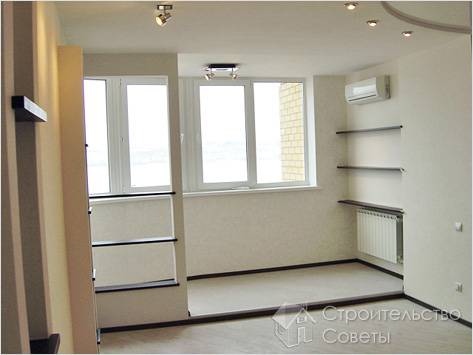 Способ отделки лоджии