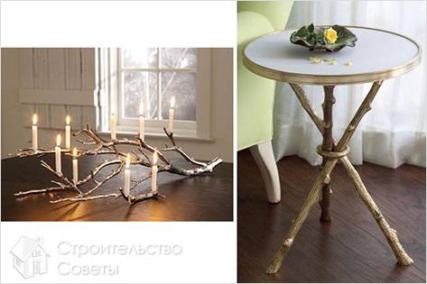 Из деревянных обрезков