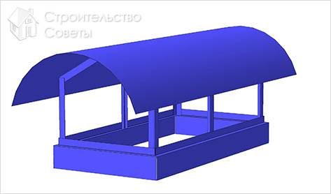 Сводчатый дымник