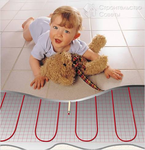 Теплый пол в детской