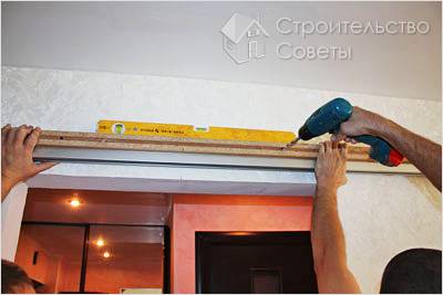 Монтаж направляющих