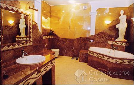 Ванная из натурального камня