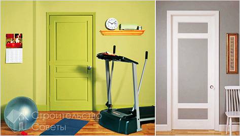 По цвету стен