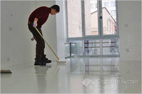 Как выполнить заливку пола