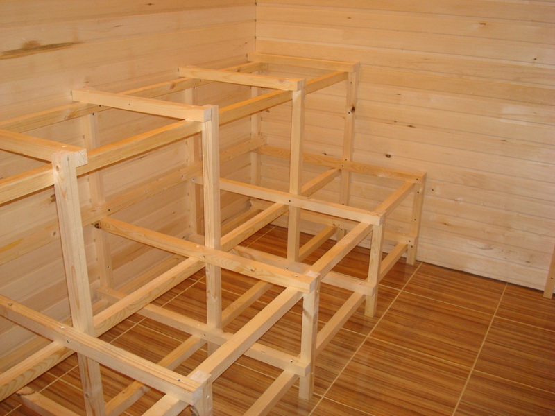 Полок в баню: материал, чертежи и пошаговые инструкции (100 фото)