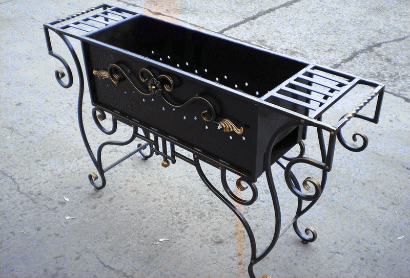 Как сделать мангал из металла своими руками: оптимальные размеры, особенности изготовления