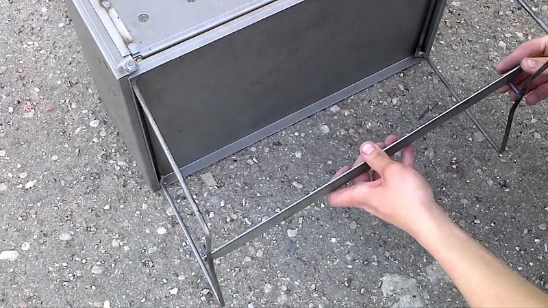 Как сделать мангал из металла своими руками: оптимальные размеры, особенности изготовления