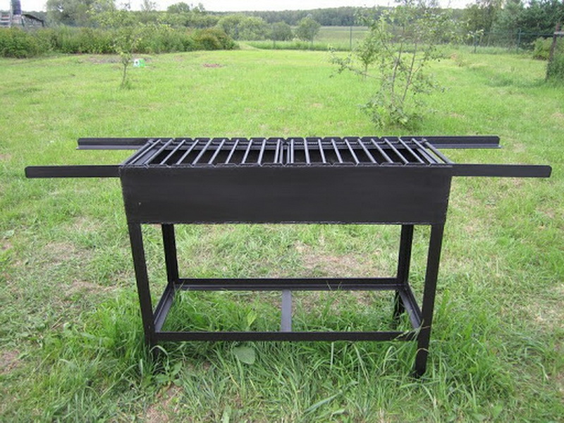 Как сделать мангал из металла своими руками: оптимальные размеры, особенности изготовления