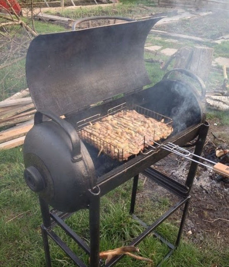 Как сделать мангал из металла своими руками: оптимальные размеры, особенности изготовления