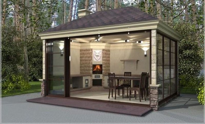 Как построить летнюю кухню на даче: пошаговая инструкция