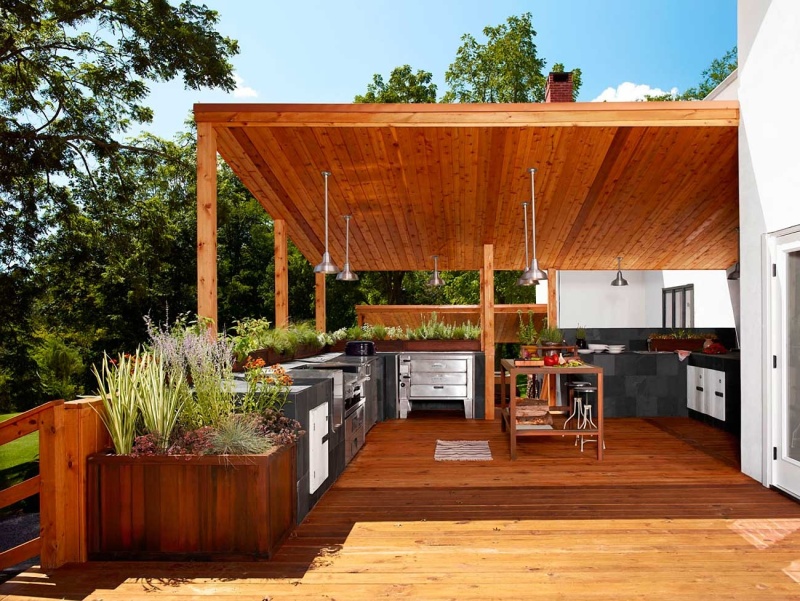 Как построить летнюю кухню на даче: пошаговая инструкция