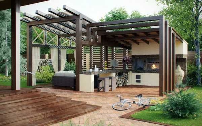 Как построить летнюю кухню на даче: пошаговая инструкция