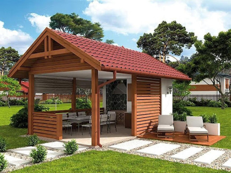 Как построить летнюю кухню на даче: пошаговая инструкция