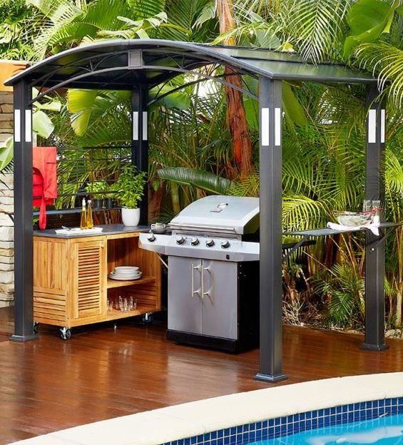Зона барбекю в ландшафтном дизайне: идеи и советы по обустройству (100 фото)
