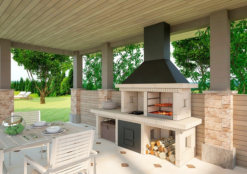 Зона барбекю в ландшафтном дизайне: идеи и советы по обустройству (100 фото)