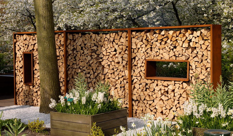 Как сделать дровник на даче своими руками: способы изготовления