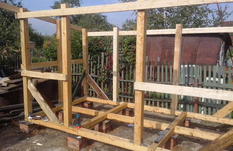 Как сделать дровник на даче своими руками: способы изготовления