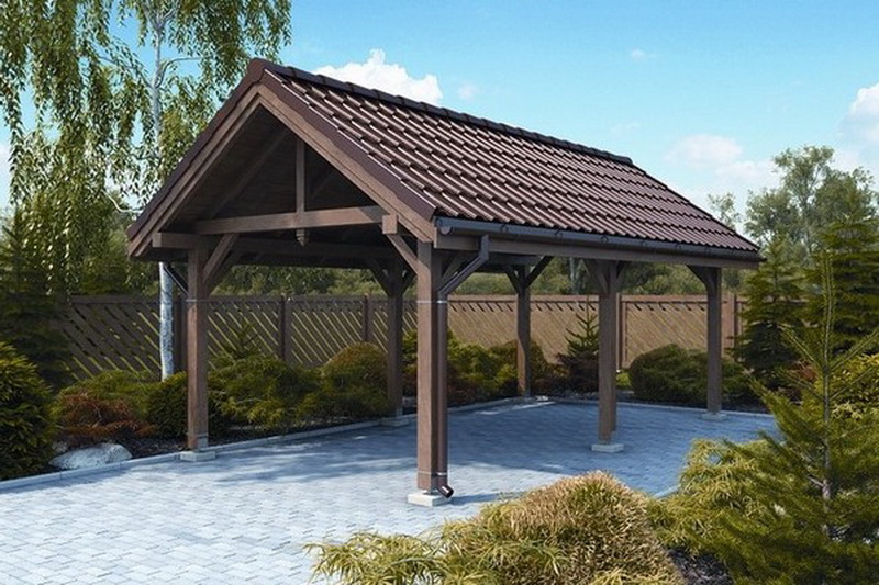 Современные навесы в ландшафтном дизайне: советы по выбору вида и материала