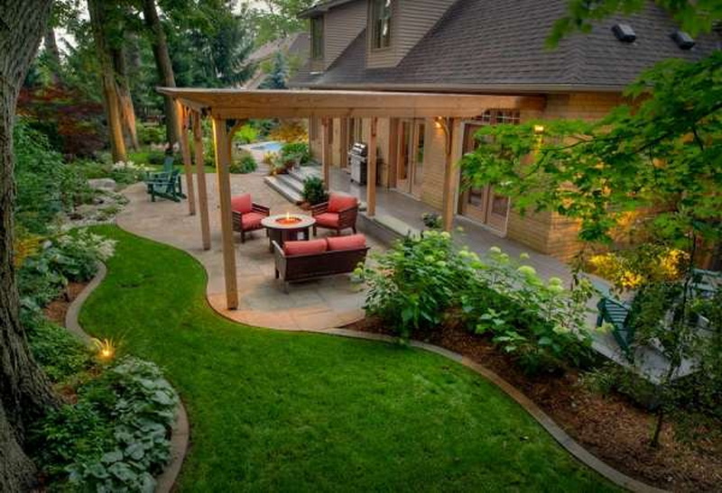 Современные навесы в ландшафтном дизайне: советы по выбору вида и материала