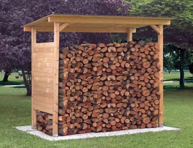 Как сделать дровник на даче своими руками: способы изготовления