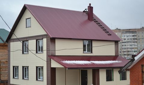 Профнастил для строительства дома