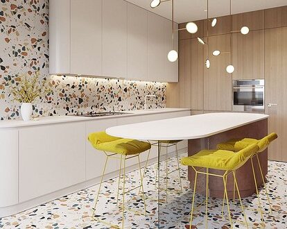 Отделочные материалы и изделия по итальянской технологии терраццо