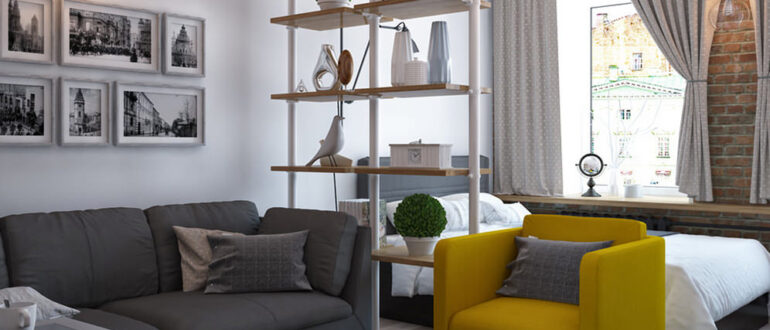 Заказать дизайн-проект интерьера однокомнатной квартиры