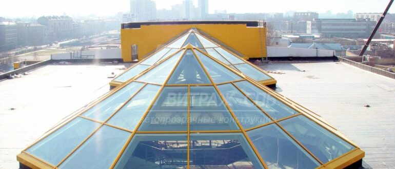 Что такое зенитные фонари и где устанавливаются