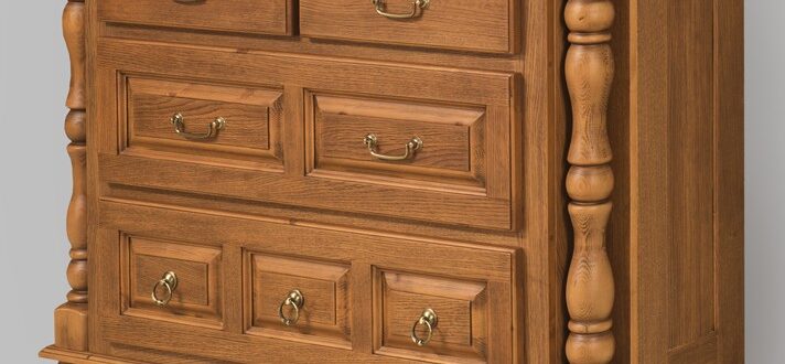 Современные комоды  из массива сосны — преимущества