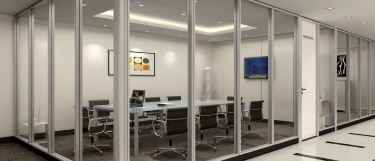 Перегородки из стекла: характеристики, особенности выбора