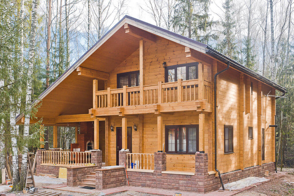 Дома из бруса под ключ - нюансы, этапы