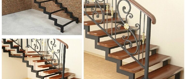 Изготовление лестниц на металлическом каркасе — плюсы