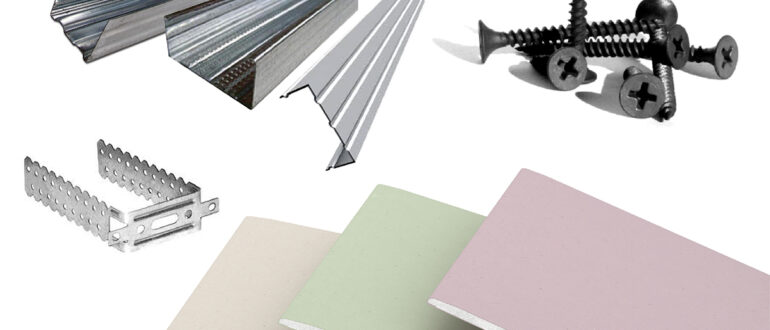 Гипсокартон и комплектующие — критерии выбора