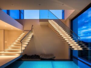 Открытые консольные лестницы: легкость и стиль в вашем интерьере