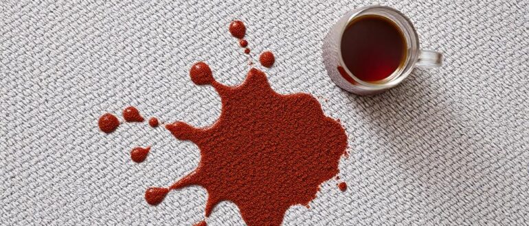 Пятна на ковре: эффективные лайфхаки для удаления кофе, вина и жира