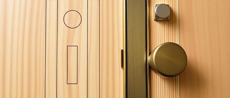 Шаблон для врезки дверных замков: как выбрать и использовать правильно