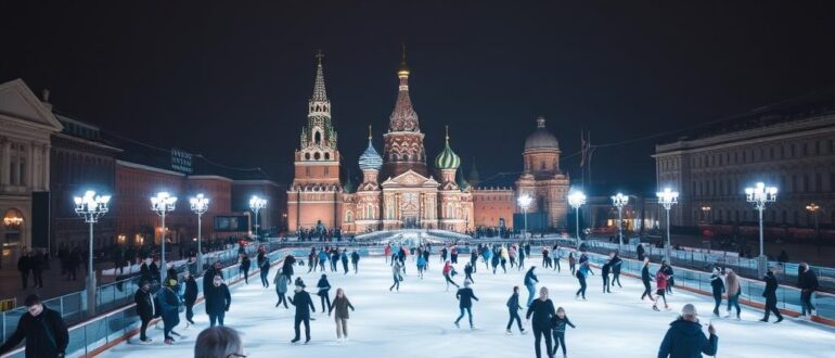 Перевозка пропускного оборудования для катка на Красной площади, Москва