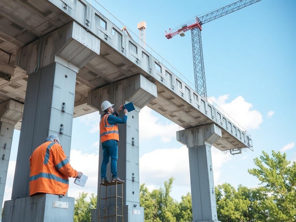 Technical inspection of concrete and reinforced concrete structures Technical inspection of concrete and reinforced concrete structuresфото